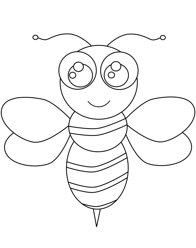 Coloriage abeille